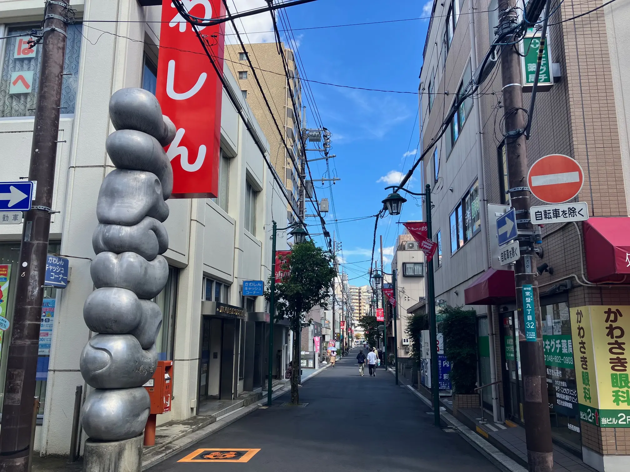 北浦和西口銀座商店街（ふれあい通り）の街並み